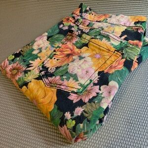 7 For All ManKind Floral Jeans Size 26